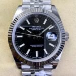 Clean Factory Rolex Datejust M126334-0018 Black Dial Size 41mm Best Edition 3235 Movement