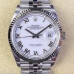 Clean Factory Rolex Datejust Watch​ M126234-0025 Roman White Dial Size 36mm 3235 Movement