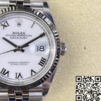 Clean Factory Rolex Datejust Watch​ M126234-0025 Roman White Dial Size 36mm 3235 Movement - Image 6