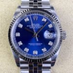 Rolex Datejust M126234-0037 Blue Diamond Dial Size 36mm Clean Factory