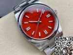 Rolex Oyster Perpetual M124300-0007 Coral Red Dial Size 41mm Clean Factory - Image 2