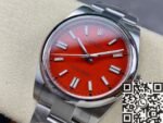 Rolex Oyster Perpetual M124300-0007 Coral Red Dial Size 41mm Clean Factory - Image 3