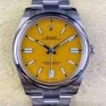 Rolex Oyster Perpetual M124300-0004 Yellow Dial Size 41mm Clean Factory
