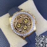 Rolex Cosmograph Daytona 116588 TBR with Full Diamond Tiger Pattern Dial Clean Factory - Image 2