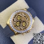 Rolex Cosmograph Daytona 116588 TBR with Full Diamond Tiger Pattern Dial Clean Factory - Image 3