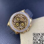 Rolex Cosmograph Daytona 116588 TBR with Full Diamond Tiger Pattern Dial Clean Factory - Image 4