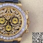 Rolex Cosmograph Daytona 116588 TBR with Full Diamond Tiger Pattern Dial Clean Factory - Image 5