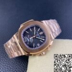 Patek Philippe Nautilus 5980/1R-001 Gold Dial Watch 3K Factory - Image 4