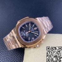 Patek Philippe Nautilus 5980/1R-001 Gold Dial Watch 3K Factory - Image 4