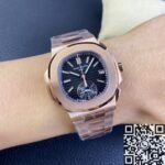 Patek Philippe Nautilus 5980/1R-001 Gold Dial Watch 3K Factory - Image 6