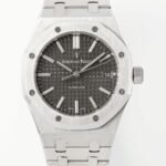 Audemars Piguet Royal Oak 15450ST.OO.1256ST.02 Gray Ruthenium Color Dial Size 37mm APS Factory