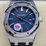 Audemars Piguet Royal Oak 15400 Blue Dial Rubber Strap Watch APS Factory