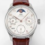 IWC Portugieser Perpetual Calendar IW503307 White Panda Plate Watch APS Factory