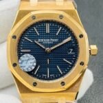 Audemars Piguet Royal Oak 15202ST.OO.1240ST.01 Rose Gold Blue Dial Watch ZF Factory