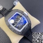 Richard Mille RM055 Black Rubber Strap Watch ZF Factory - Image 2