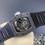 Richard Mille RM055 Black Rubber Strap Watch ZF Factory - Image 9