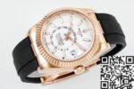Rolex Sky Dweller M326235-0004 Rose Gold Bezel White Dial Watch ZF Factory - Image 4