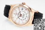 Rolex Sky Dweller M326235-0004 Rose Gold Bezel White Dial Watch ZF Factory - Image 5
