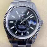 Rolex Sky Dweller M326934-0005 Gloss Black Dial Watch Noob Factory
