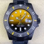 Custom Rolex Submariner Gradient Yellow Size 40mm Watch VS Factory