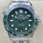 Omega Seamaster Diver 300M 210.30.42.20.10.001 Green Dial VS Factory