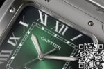 Cartier De Santos WSSA0061 Gradient Green Watch BV Factory - Image 2