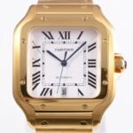 Cartier Santos WGSA0029 Gold Watch BV Factory