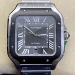 Cartier Santos WSSA0037 Grey Dial Watch BV Factory