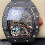 Richard Mille RM011 Red Dial Carbon Fiber Watch Case KV Factory