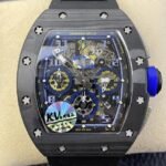 Richard Mille RM011 Blue Dial Carbon Fiber Watch Case KV Factory
