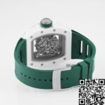 Richard Mille RM055 V5 Green Rubber Strap Watch KV Factory - Image 7