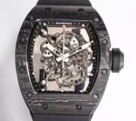 Richard Mille RM055 Black Carbon Fiber Case Watch BBR Factory