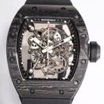 Richard Mille RM055 Black Carbon Fiber Case Watch BBR Factory