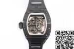 Richard Mille RM055 Black Carbon Fiber Case Watch BBR Factory - Image 9
