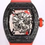 Richard Mille RM055 Red Rubber Strap Watch BBR Factory