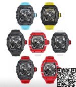 Richard Mille RM35-02 White Strap Carbon Fiber Watch BBR Factory - Image 10