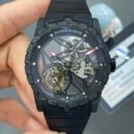 Roger Dubuis Excalibur DBEX0577 Black Strap Watch BBR Factory