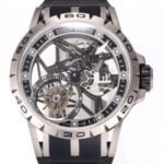 Roger Dubuis Excalibur Spider RDDBEX0479 Tourbillon Black Dial Watch BBR Factory