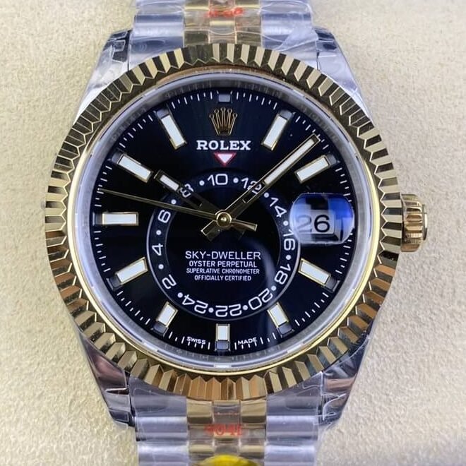 CCN-816-1-e1735648143112.jpg Rolex Sky Dweller Watch M326933-0005 Gloss Black Dial Noob Factory - Image 1