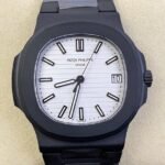 Patek Philippe Nautilus White Dial DCL Edition Watch PPF Factory Custom