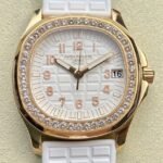 Patek Philippe Aquanaut 5068R-010 Women’s Rose Gold Diamond Watch PPF Factory