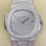 Patek Philippe Nautilus 5719/1G-001 Full Diamond Watch PPF Factory