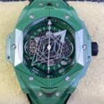 Hublot Big Bang Sang Bleu II 418.GX.5207.RX.MXM22 Green Ceramics BBF Factory