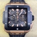 Hublot Square Bang Unico 821.OM.0180.RX Gold Case Watch BBF Factory