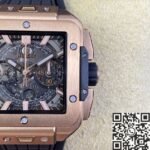 Hublot Square Bang Unico 821.OX.0180.RX King Gold Case Watch BBF Factory - Image 4