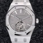 Audemars Piguet Royal Oak 26530TI.OO.1220TI.01 Grey Dial Tourbillon Watch R8 Factory