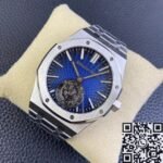 Audemars Piguet Royal Oak 26530ST.OO.1220ST.01 Blue Dial Tourbillon Watch R8 Factory - Image 3