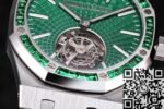 Audemars Piguet Royal Oak 26532IC.EE.1220TI.01 Green Dial Tourbillon Watch R8 Factory - Image 4