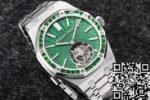 Audemars Piguet Royal Oak 26532IC.EE.1220TI.01 Green Dial Tourbillon Watch R8 Factory - Image 3