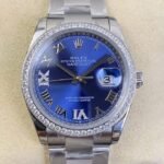 Rolex Datejust M126284RBR Blue Dial Size 36mm Watch EW Factory